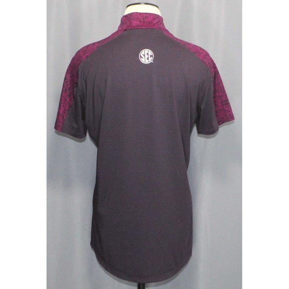 Adidas Half Zip Knit S/S Jacket FT3027 Womens Size Lrg Texas A & M and SEC Logos - Picture 3 of 6